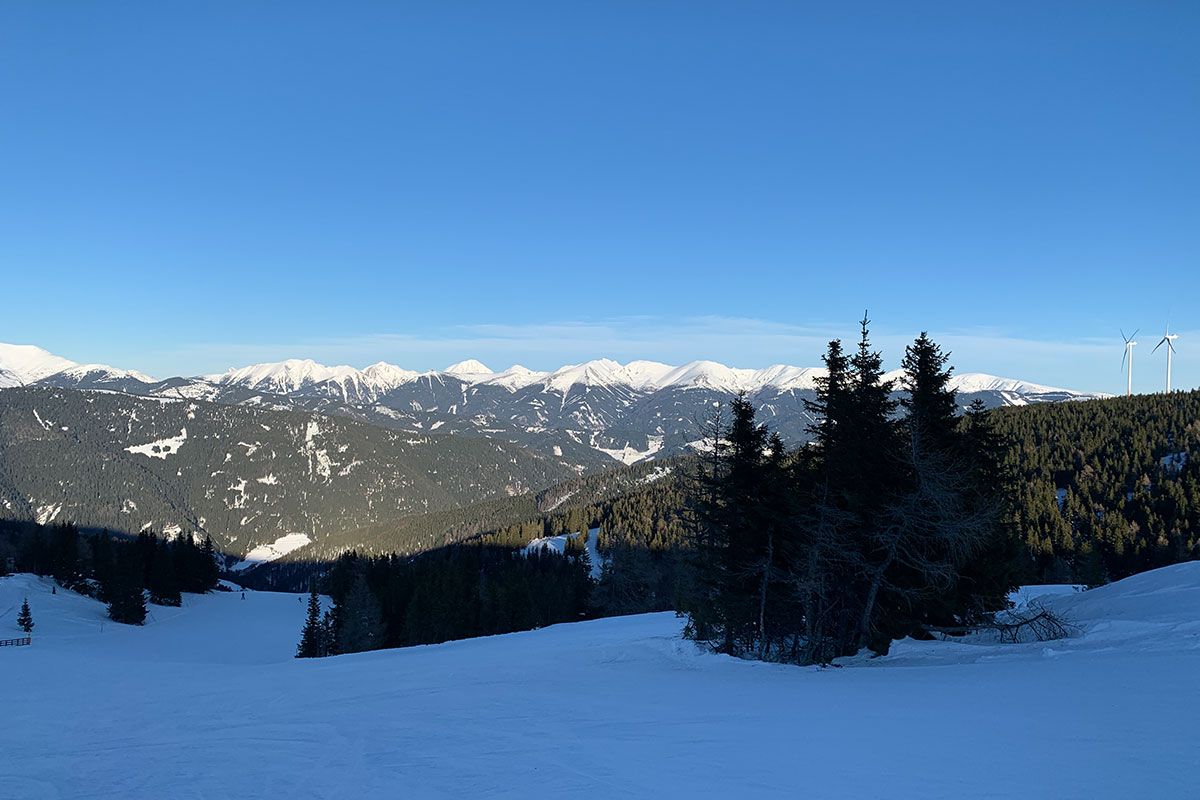 Gamshütte Umgebung im Winter
