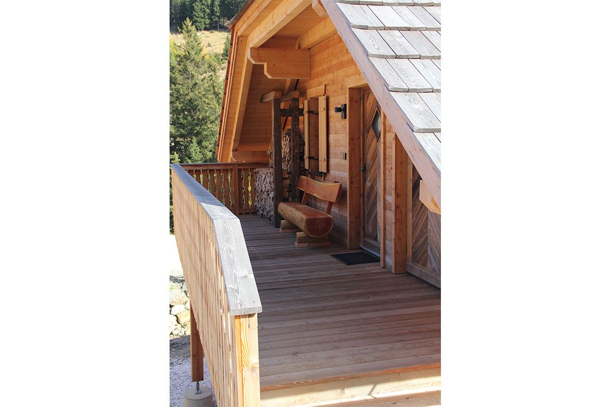 Gamshütte Umgebung im Sommer