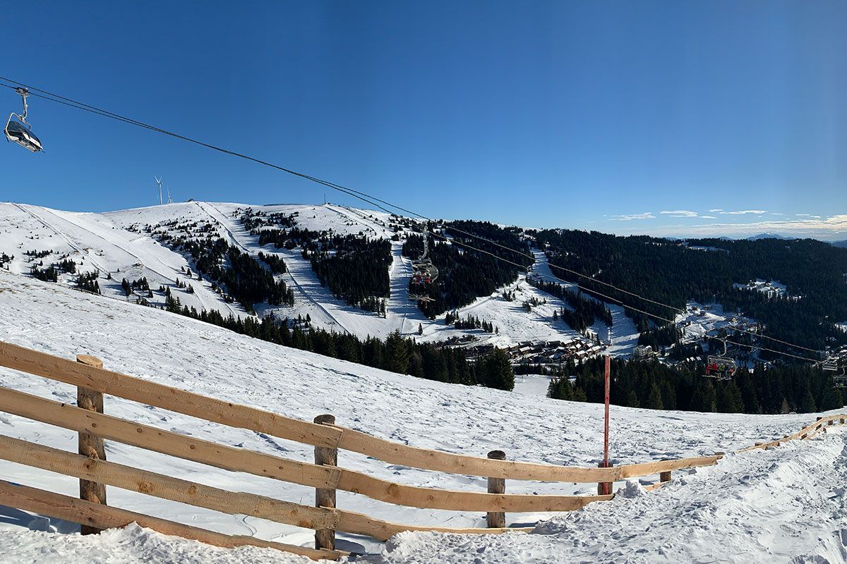 Gamshütte Umgebung im Winter